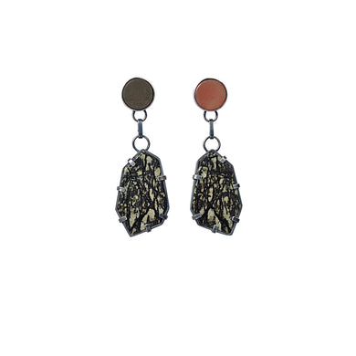 pebble dot earrings