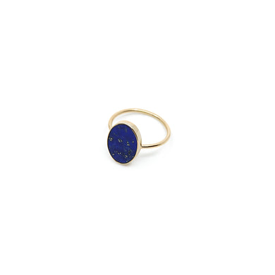navy pinkie ring