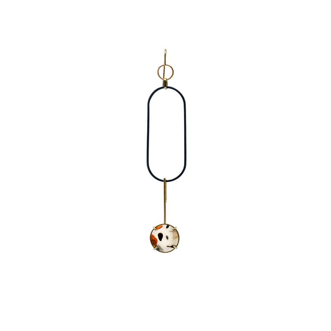 totem cheetah earring