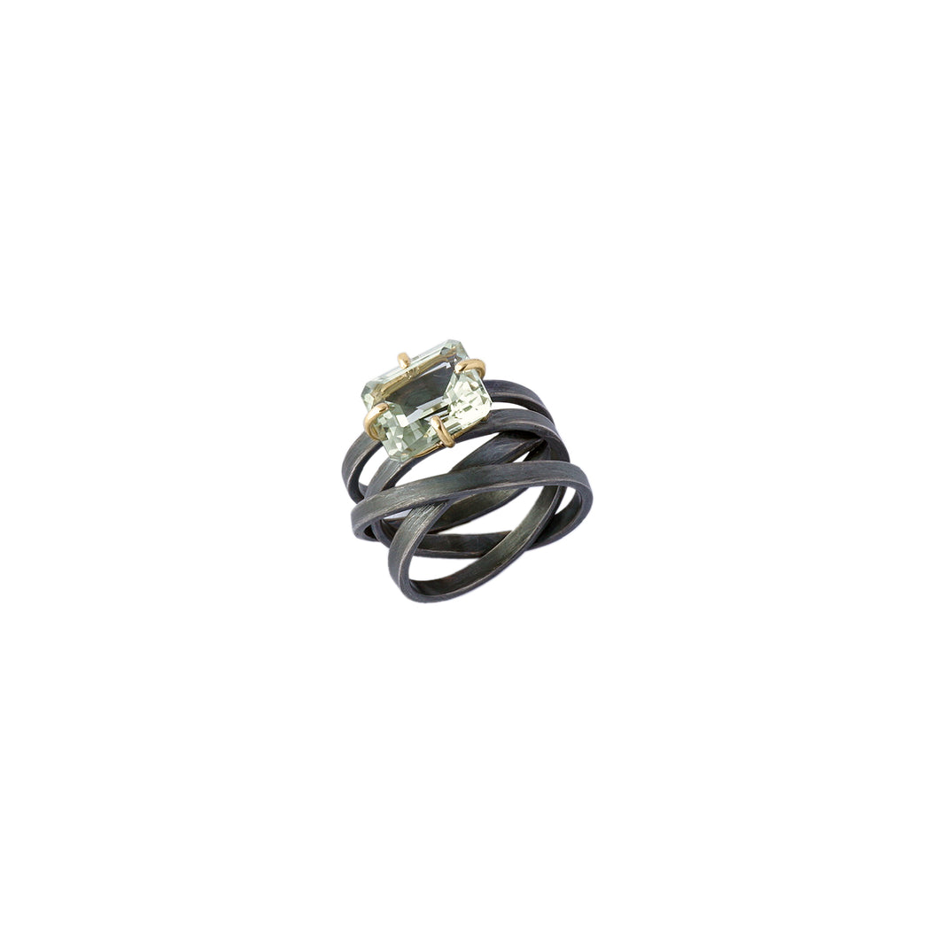green knot ring
