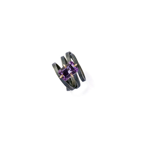 purple knot ring