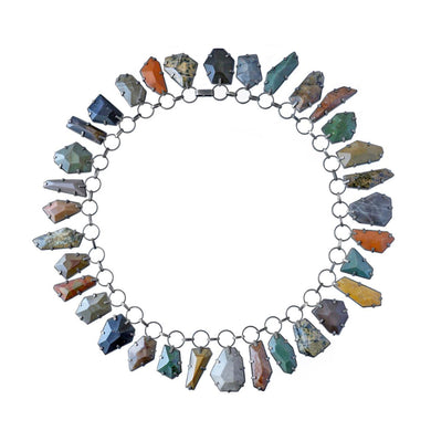 pebbles all around necklace