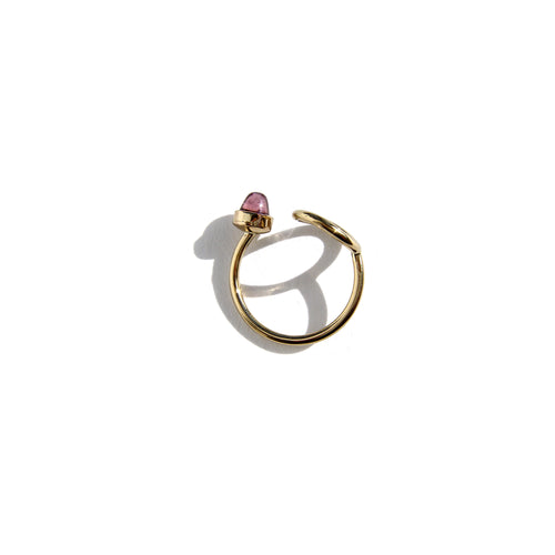 boho bordeaux ring