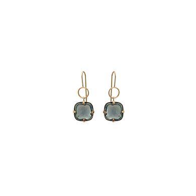 dust blue earrings