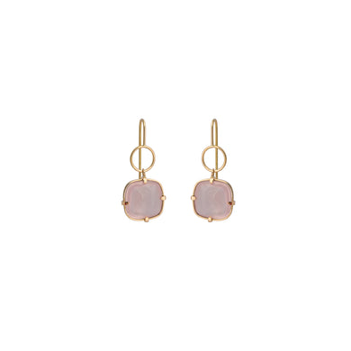 dust blush earrings
