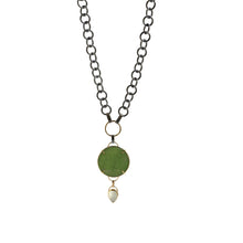 raw jade necklace